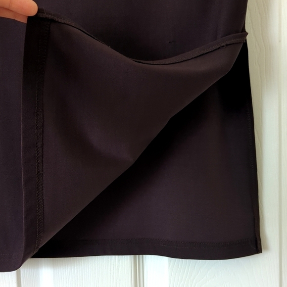 Evolution Not Revolution 90's Vintage High Waisted Side Slit Knee Length Skirt S - Picture 7 of 10